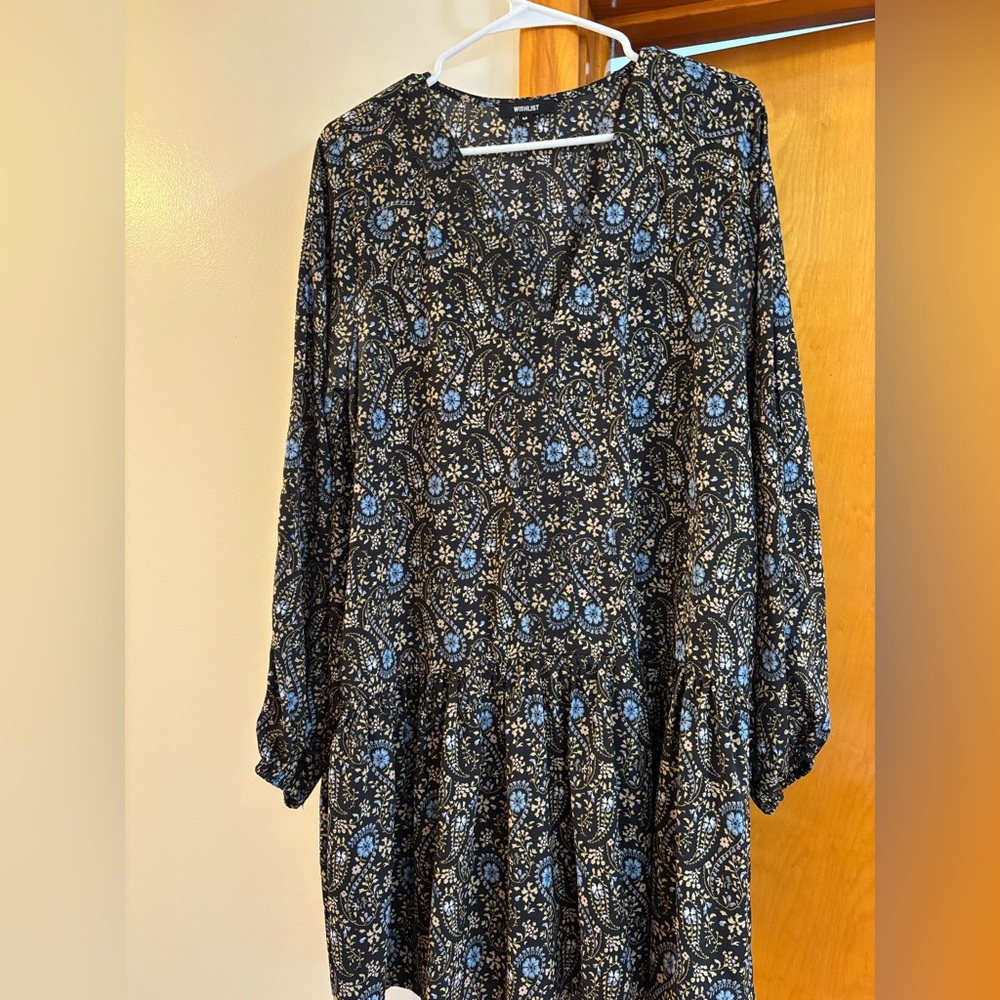 Wishlist Dress Floral Winter Tunic Dress